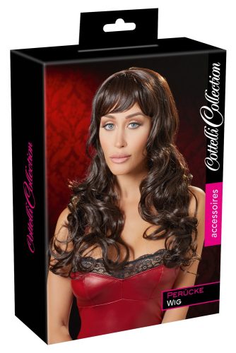 Cottelli ACCESSOIRES, Perücke, dunkelbraun, lang