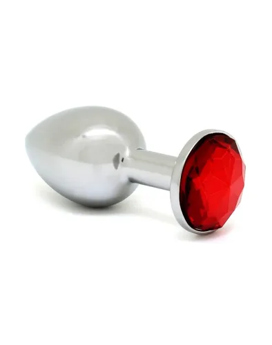 Rimba, Rimba Small Stainless Steel Anal Plug[Red], Rot - Amorana