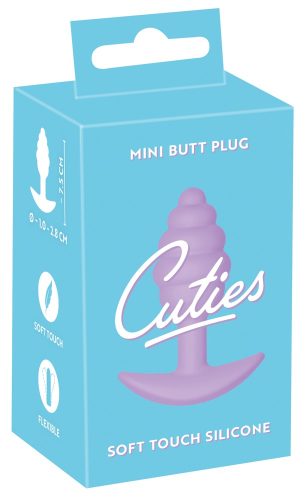 Cuties, Analplug ?Mini Butt Plug? mit starker Rillenstruktur