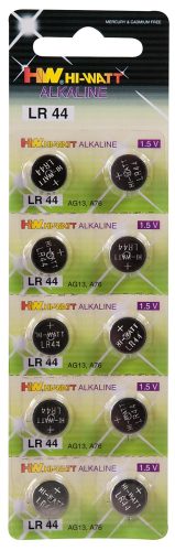 undefined, Knopfzellbatterien, LR44, 10er