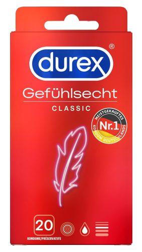 Durex, Durex - Gefühlsecht Classic, 20Stück