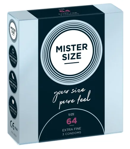 Mister Size, MISTER SIZE 64mm Kondom (3 Stk)