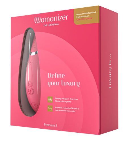 Womanizer, Premium 2 Raspberry, Pink - Amorana