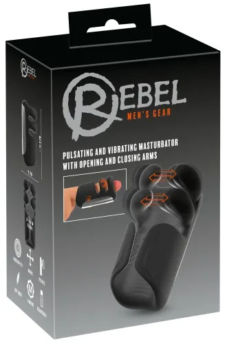 Rebel, Masturbator mit Pulsation, Vibration & Greifmassage