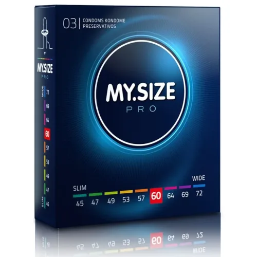 My.Size, MySize -  MY.SIZE PRO 60 3er Kondom, 3 Stück