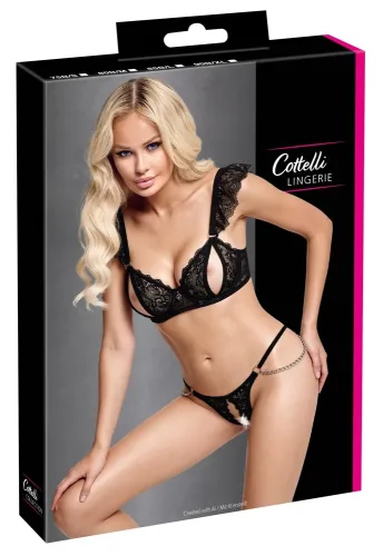 Cottelli LINGERIE, 2-teiliges Ouvert-Set