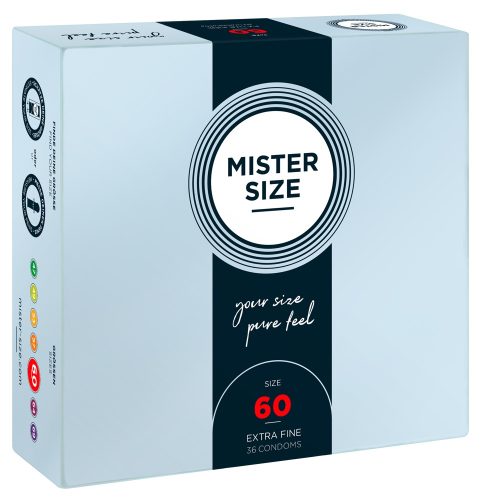 Mister Size, Mister Size -  60, 36STK, Transparent