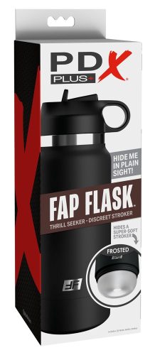 PDX Plus, Masturbator ?Fap Flask Thrill Seeker? in neutraler Trinkflaschen-Optik
