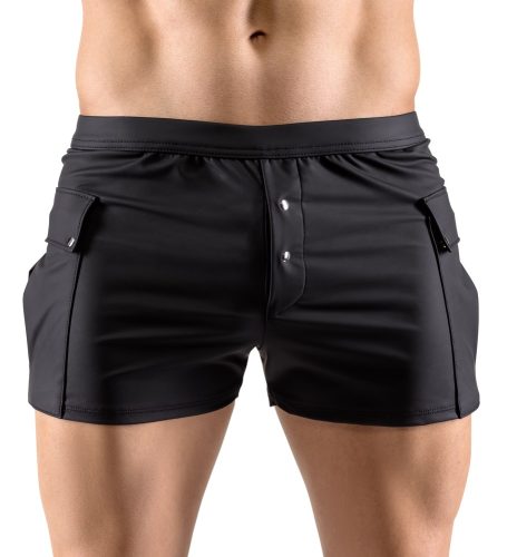 Svenjoyment, Shorts im Worker-Style mit Taschen und Druckknopfleiste vorn