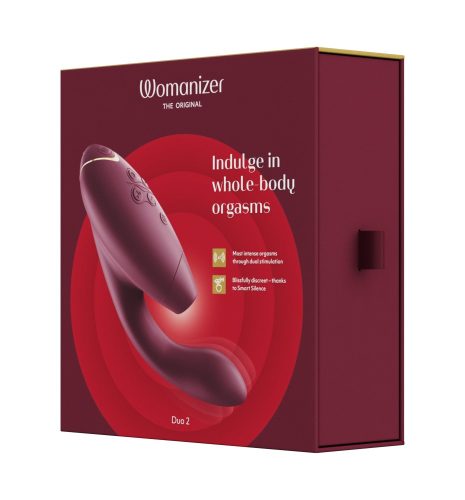 Womanizer, Duo 2 Bordeaux, Rot - Amorana