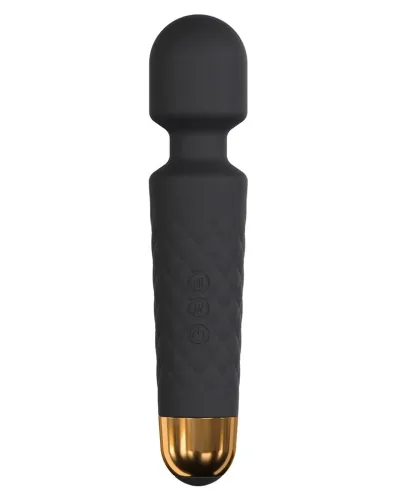 Marc-Dorcel, Marc-Dorcel Wanderful Silicone Wand Vibrator[Black], Schwarz - Amorana