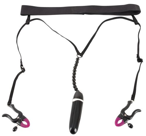 Bad Kitty, Vulvalippenspreizer "Spreader String" mit Vibrator