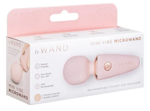 Le Wand, Massagestab ?Mini Vibe Microwand? im kompakten Reiseformat