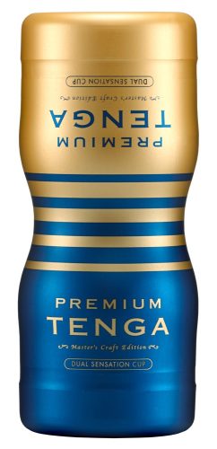 TENGA, Masturbator ?Premium Dual Sensation Cup? mit 2 Öffnungen und Saugeffekt