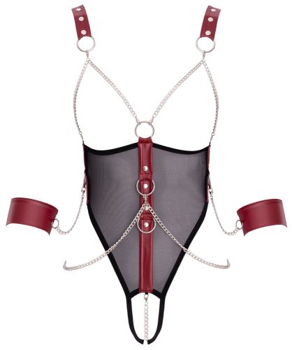 Cottelli Bondage, Bondage-Body inklusive Soft-Handfesseln