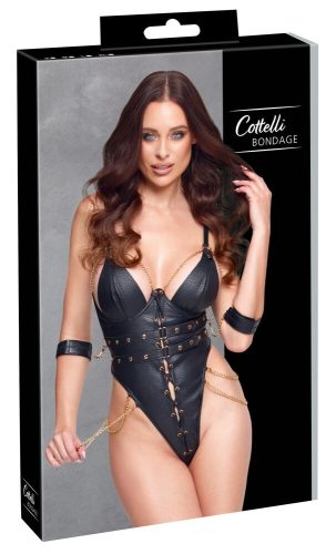 Cottelli Bondage, Bondage-Body inklusive Soft-Armfesseln