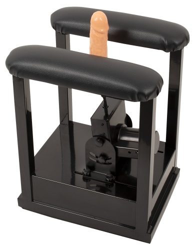 The Banger, Sexmaschine ?Sit-On-Climaxer? mit Dildo und Komfort-Sitzgestell
