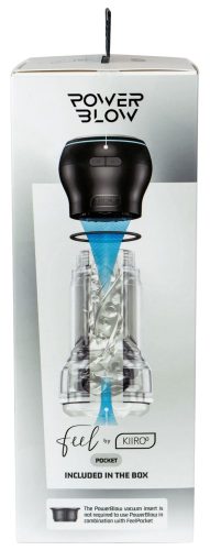 Kiiroo, 2-teiliges Masturbator-Set ?Feel Pocket Stroker Crystal + PowerBlow Combo?