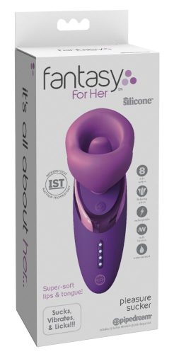 Fantasy For Her, Zungenvibrator ?Pleasure Sucker? mit Saugschale