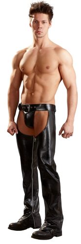 Svenjoyment, Chaps plus String aus Lederimitat