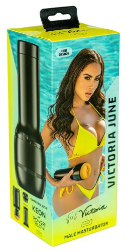 Kiiroo, Kiiroo Feel Victoria Textured Realistic Masturbator, Vaginal - Amorana