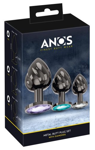 ANOS, Analplug-Set 3-teilig