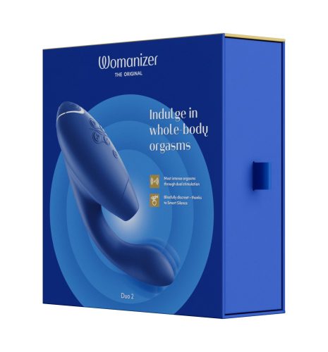Womanizer, Duo 2 Blueberry, Blau - Amorana