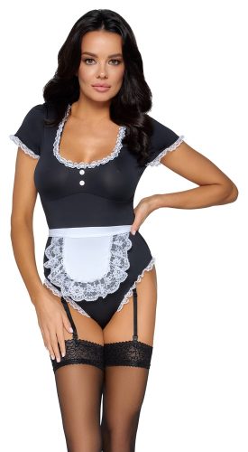 Cottelli COSTUMES, Kellnerinnen-Kostüm, Body plus Schürze