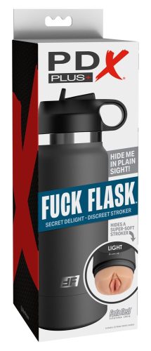PDX Plus, Masturbator ?Fuck Flask Secret Delight? in neutraler Trinkflaschen-Optik