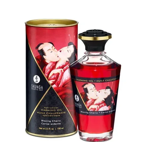 Shunga, Shunga Aphrodisiac Massage Oil, Kirschen - Amorana