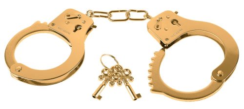 Fetish Fantasy Gold, Handschellen ?Gold Metal Cuffs?, in Goldoptik