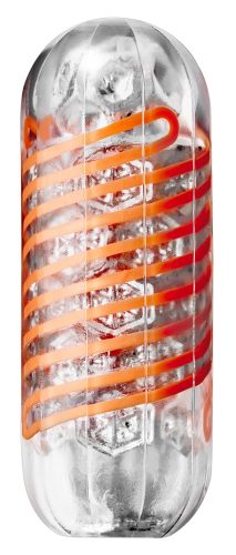 TENGA, Tenga Spinner Manual masturbator with suction effect[Orange], Hexa - Amorana