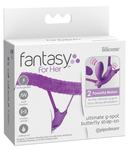 Fantasy For Her, Vibro-String ?Ultimate G-Spot Butterfly Strap-on? mit Fernbedienung