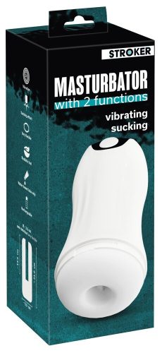 Stroker, ?Masturbator with 2 functions" mit Vibration und Saugfunktion