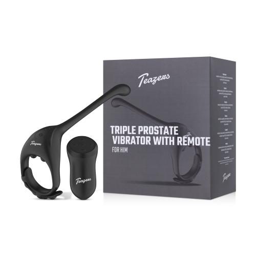 Teazers, Teazers Dreifacher Prostata-Vibrator mit Fernbedienung