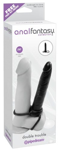 Pipedream, Pipedream Fantasy Double Trouble Penisring mit Plug