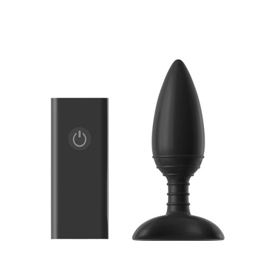 Nexus, Nexus Ace Small Extra Quiet Remote Control Vibrating Butt Plug (Black), Small - Amorana
