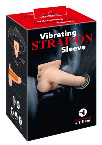 You2Toys, Umschnallvibrator ?Vibrating Strap-On Sleeve?, hohl, wasserdicht