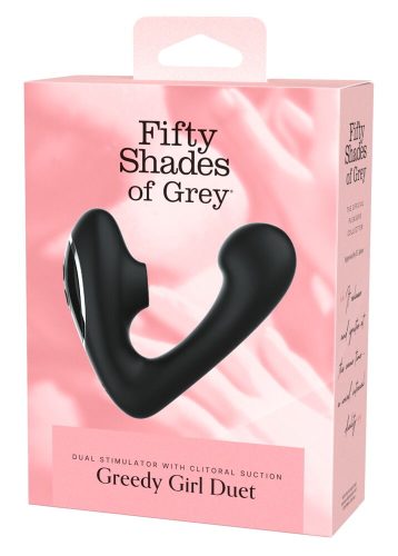 Fifty Shades of Grey, Fifty Shades of Grey Greedy Girl Duet Duo Wavy G-Punkt- und Klitoris Saugvibrator