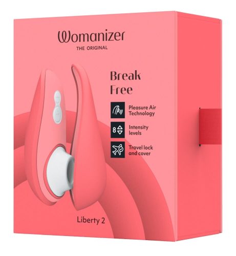 Womanizer, Liberty 2 Vibrant Rose, Orange - Amorana