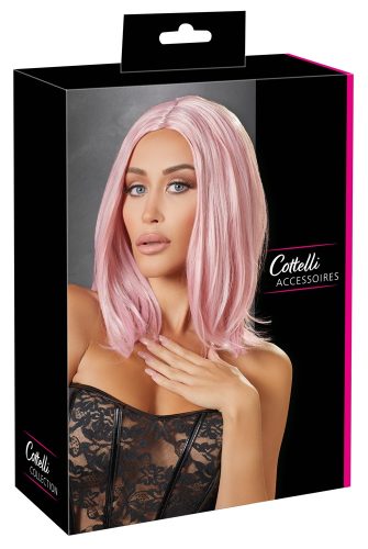 Cottelli ACCESSOIRES, Perücke ?Rosa Bob?, schulterlang
