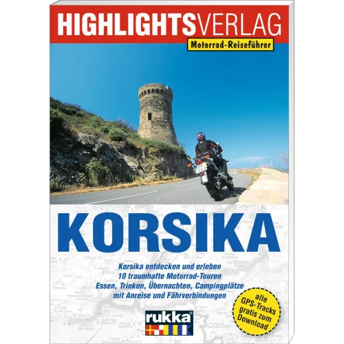 Highlights-Verlag Motorrad-Reiseführer Korsika - Motorradzubehör - Reisen & Outdoor