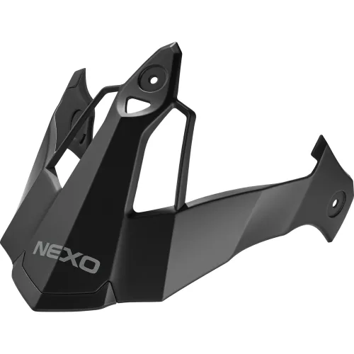 Nexo Schirm MX-Line Fiberglas Endurohelm mattschwarz - Helme & Brillen - Helmvisiere