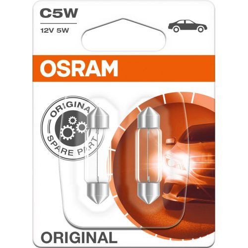 Osram Automotive, Osram Automotive 4062172396141 Soffitten Leuchtmittel Standard C5W 5 W 12 V