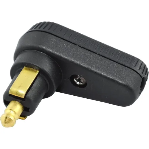 BAAS, BAAS DIN-Winkelstecker BA12 Belastbarkeit Strom max.=8 A Passend für (Details) Normsteckdosen Stecker 6 - 24 V/DC
