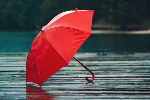 Regenschirme mit Stock
