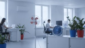 Büro Ratgeber: Klimaanlagen, Ventilatoren zur Raumkühlung