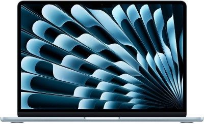 Apple, Apple MacBook Air 2025 [13", M4 Chip, 16 GB RAM, 256 GB SSD, 8-Core GPU, Sky Blue, MC6T4SM/A] MacBook Air 13" – blue sky