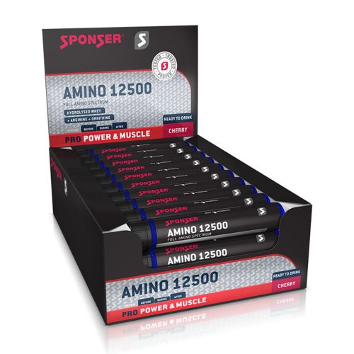 SPONSER, SPONSER - Power Getränk, Amino 12500 Kirsche 30x25ml, 25 ml