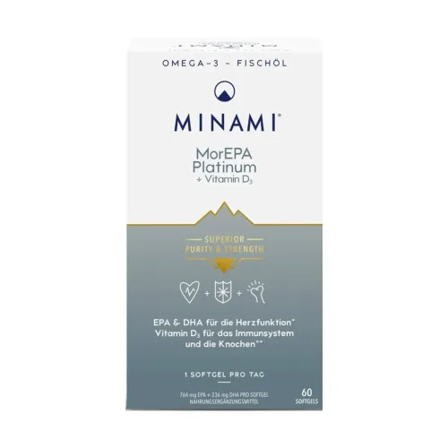 MINAMI, MINAMI MorEPA Platinum Softgels (60 Stk)
